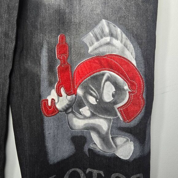 Lot 29 Luxe Marvin the Martian Jeans Size 36 x 31 Looney Tunes Vintage - Picture 3 of 8